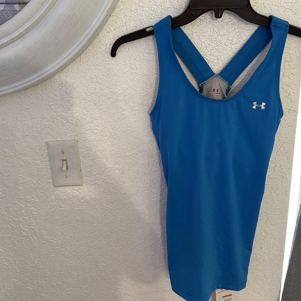 Under Armour Blue working out top Size XS